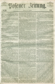Posener Zeitung. 1854, № 212 (10 September) + dod.