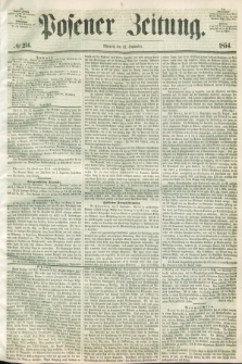 Posener Zeitung. 1854, № 214 (13 September)