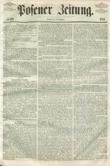 Posener Zeitung. 1854, № 218 (17 September) + dod.