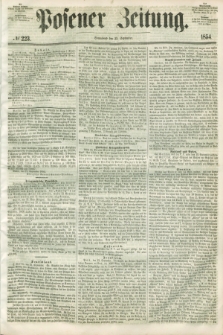 Posener Zeitung. 1854, № 223 (23 September)