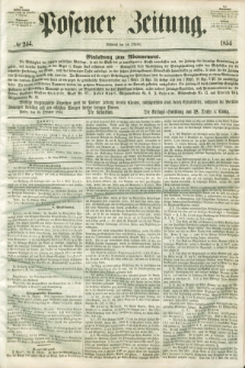 Posener Zeitung. 1854, № 244 (18 Oktober) + dod.