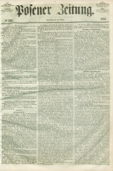 Posener Zeitung. 1854, № 245 (19 Oktober) + dod.