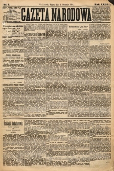 Gazeta Narodowa. 1884, nr 3