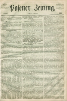 Posener Zeitung. 1854, № 267 (14 November) + dod.