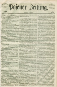 Posener Zeitung. 1854, № 280 (29 November) + dod.