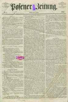 Posener Zeitung. 1855, № 1 (3 Januar) + dod.