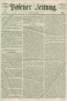 Posener Zeitung. 1855, № 4 (6 Januar) + dod.