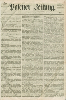 Posener Zeitung. 1855, № 5 (7 Januar) + dod.