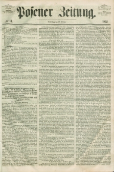 Posener Zeitung. 1855, № 14 (18 Januar)