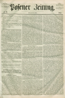 Posener Zeitung. 1855, № 21 (26 Januar)