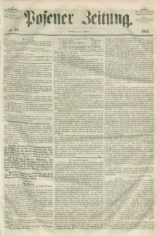 Posener Zeitung. 1855, № 29 (4 Februar) + dod.