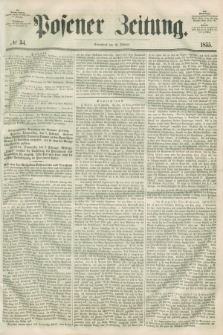 Posener Zeitung. 1855, № 34 (10 Februar) + dod.