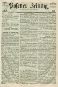 Posener Zeitung. 1855, № 43 (21 Februar)