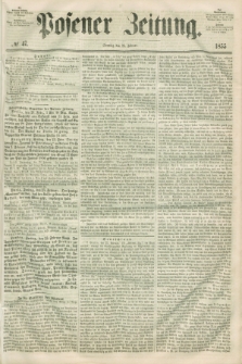 Posener Zeitung. 1855, № 47 (25 Februar) + dod.