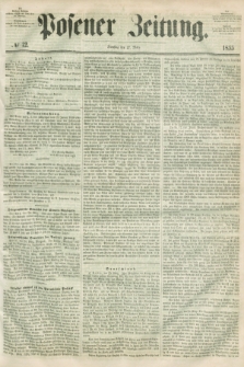 Posener Zeitung. 1855, № 72 (27 März) + dod.