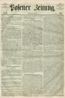 Posener Zeitung. 1855, № 74 (29 März) + dod.