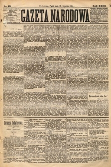 Gazeta Narodowa. 1884, nr 15