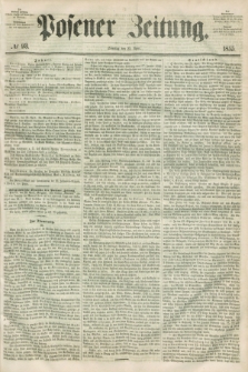 Posener Zeitung. 1855, № 93 (22 April) + dod.
