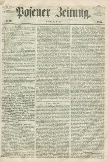 Posener Zeitung. 1855, № 96 (26 April) + dod.