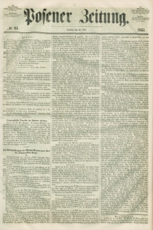 Posener Zeitung. 1855, № 115 (20 Mai) + dod.
