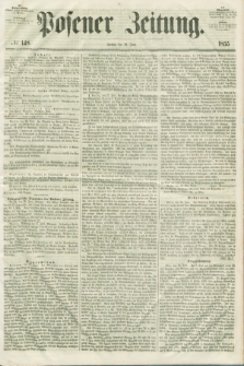 Posener Zeitung. 1855, № 148 (29 Juni) + dod.
