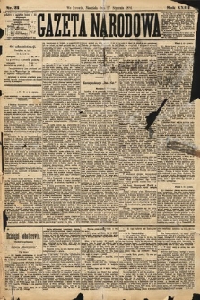 Gazeta Narodowa. 1884, nr 23