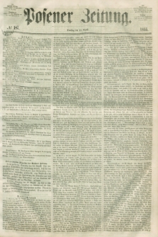 Posener Zeitung. 1855, № 187 (14 August) + dod.