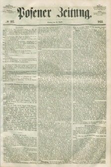 Posener Zeitung. 1855, № 192 (19 August) + dod.