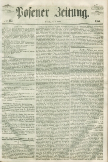 Posener Zeitung. 1855, № 195 (23 August) + dod.