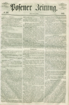Posener Zeitung. 1855, № 196 (24 August)
