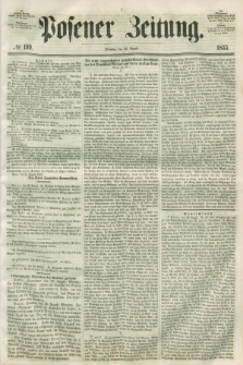 Posener Zeitung. 1855, № 199 (28 August) + dod.