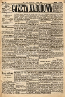 Gazeta Narodowa. 1884, nr 27