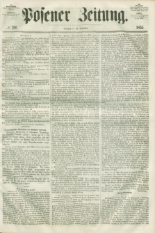 Posener Zeitung. 1855, № 216 (16 September) + dod.