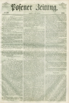 Posener Zeitung. 1855, № 219 (20 September) + dod.