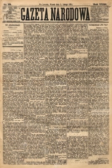 Gazeta Narodowa. 1884, nr 29