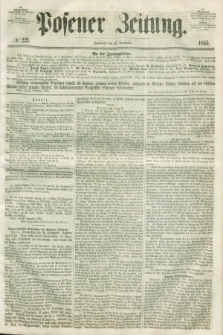 Posener Zeitung. 1855, № 221 (22 September) + dod.