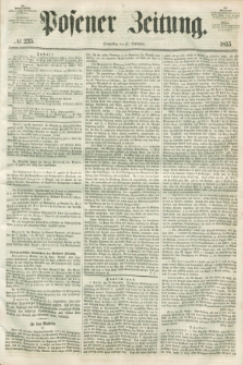 Posener Zeitung. 1855, № 225 (27 September) + dod.