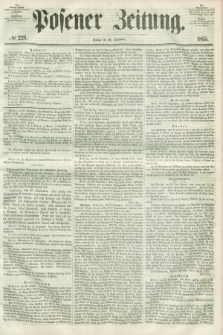 Posener Zeitung. 1855, № 226 (28 September)
