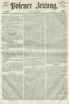 Posener Zeitung. 1855, № 227 (29 September) + dod.