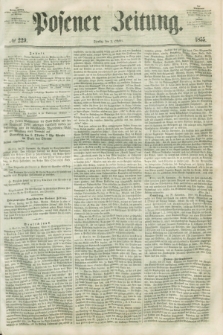Posener Zeitung. 1855, № 229 (2 Oktober) + dod.