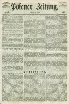Posener Zeitung. 1855, № 247 (23 Oktober) + dod.