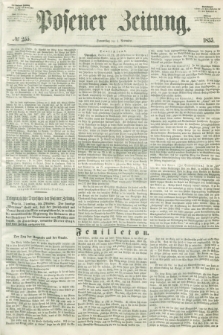 Posener Zeitung. 1855, № 255 (1 November) + dod.