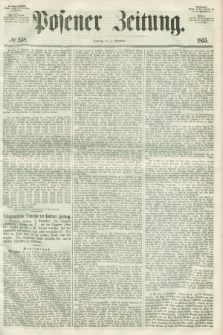 Posener Zeitung. 1855, № 258 (4 November) + dod.
