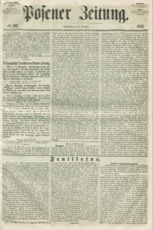 Posener Zeitung. 1855, № 267 (15 November) + dod.