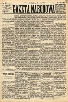 Gazeta Narodowa. 1884, nr 38