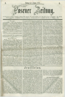 Posener Zeitung. 1856, [№] 5 (6 Januar) + dod.