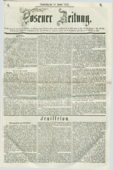 Posener Zeitung. 1856, [№] 8 (10 Januar) + dod.