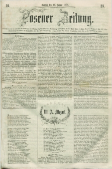 Posener Zeitung. 1856, [№] 23 (27 Januar) + dod.