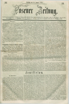Posener Zeitung. 1856, [№] 24 (29 Januar) + dod.