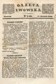 Gazeta Lwowska. 1845, nr 140